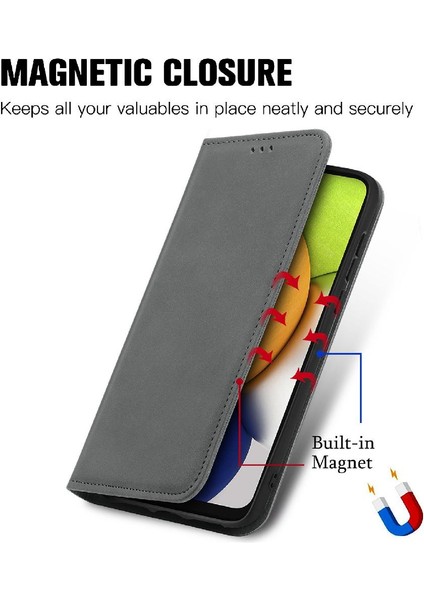 Samsung A03 Flip Kapak Cüzdan Darbeye Deri Kılıf Basit (Yurt Dışından) modelleri