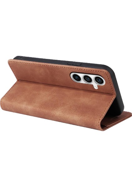 Samsung Galaxy S23 Fe Darbeye Basit Iş Deri Için Flip Case (Yurt Dışından) fırsatları