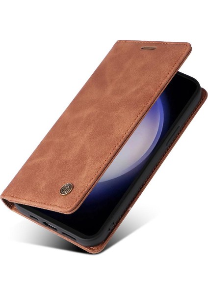 Samsung Galaxy S23 Fe Darbeye Basit Iş Deri Için Flip Case (Yurt Dışından) indirimleri