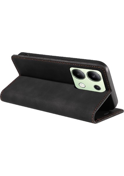Xiaomi Redmi Için Not 13 4g Pu Deri Manyetik Folio Cüzdan (Yurt Dışından)