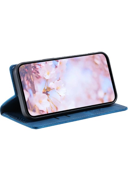 Samsung Galaxy A32 5g Pu Deri Yan Toka Darbeye Flip Case (Yurt Dışından)