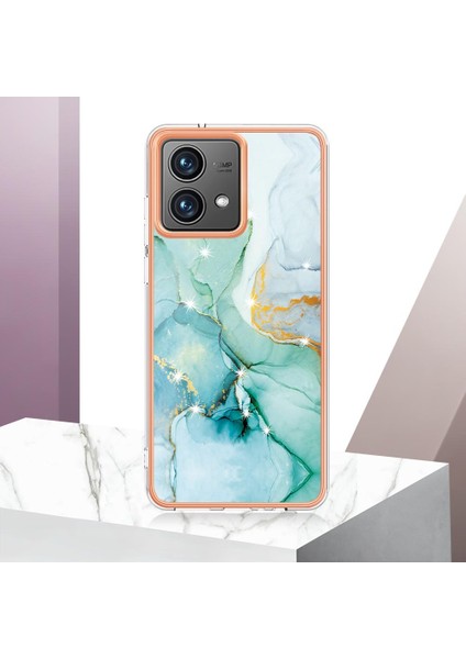 Motorola Moto G84 Ince Tpu Koruma Mermer Desen Yumuşak Tampon Için Kılıf (Yurt Dışından) modelleri