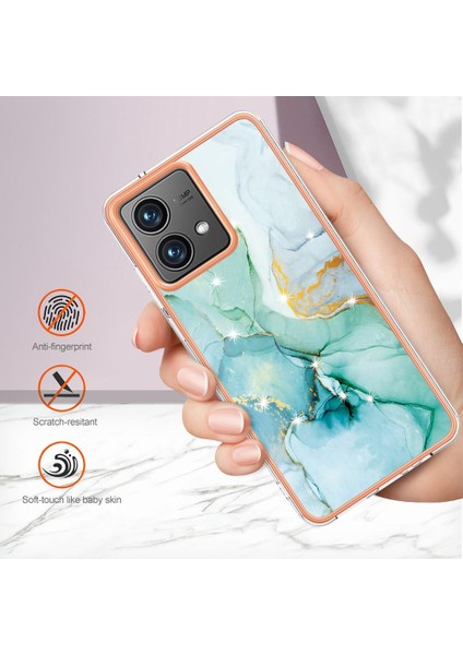 Motorola Moto G84 Ince Tpu Koruma Mermer Desen Yumuşak Tampon Için Kılıf (Yurt Dışından) fırsatları
