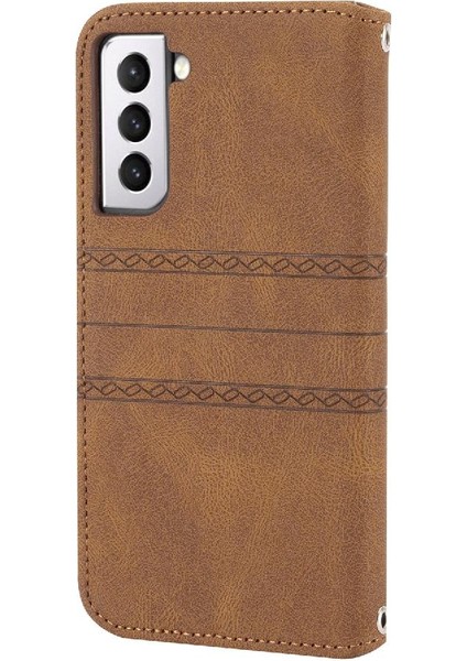 YH Mall Samsung Galaxy S22 Artı 5g Manyetik Kapatma Kickstand Pu Için Flip Case (Yurt Dışından)