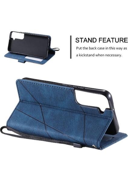 Samsung Galaxy S22 Pu Deri Darbeye Dayanıklı Kart Tutucu Kickstand (Yurt Dışından) indirimleri