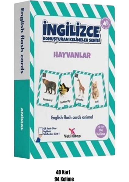 Çocuklar Için Ingilizce Konuşturan Kelime Kartları Seti (3 'lü Set)