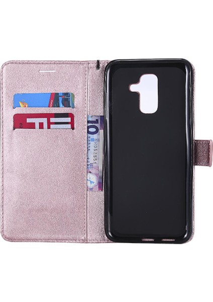 Samsung Galaxy A6 Artı 2018 Yüksek Kaliteli Deri Iş Için Flip Case (Yurt Dışından)