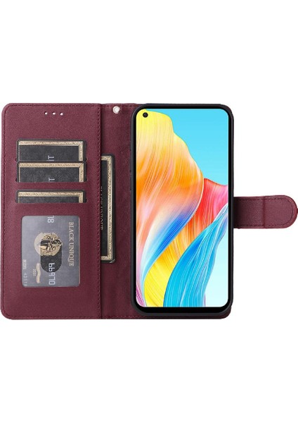 Oppo A78 4g Flip Kapak Için Flip Case Basit Iş Darbeye Deri (Yurt Dışından) fırsatları
