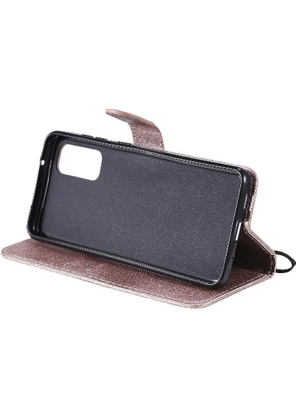 Kart Yuvası Cüzdan ile Samsung Galaxy S20 Klasik Düz Renk Için Flip Case (Yurt Dışından)