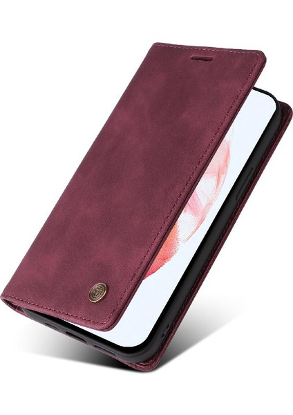 Samsung Galaxy S21 Cüzdan Için Flip Case Basit Iş Kapak Kılıfı (Yurt Dışından) fırsatları