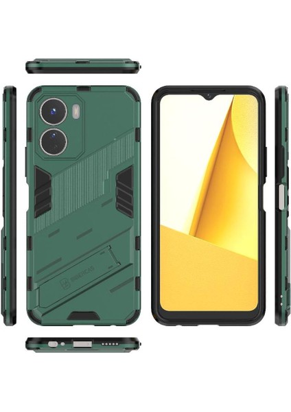 Vıvo Y16 4g Koruyucu Kapak Için Kılıf Sağlam Askeri Kickstand (Yurt Dışından)