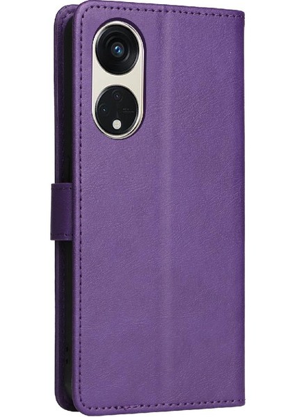 Oppo RENO8T 5g Klasik Düz Renk Iş Cüzdan Telefon Için Flip Case (Yurt Dışından) indirimleri