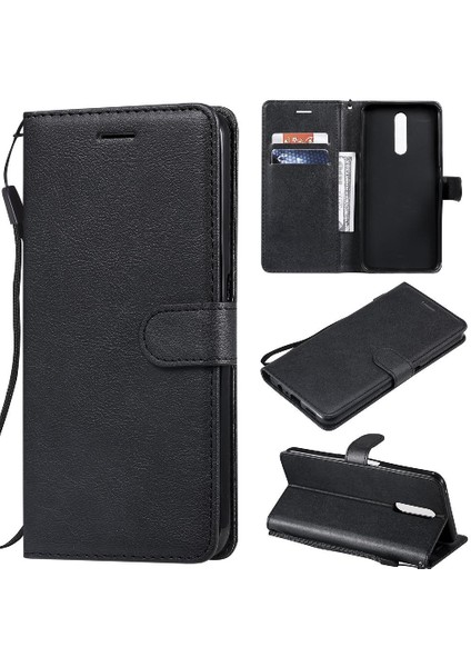 Kart Yuvası ile Oppo F11 Için Flip Case Iş Cüzdan Telefon Kılıfı Klasik (Yurt Dışından)