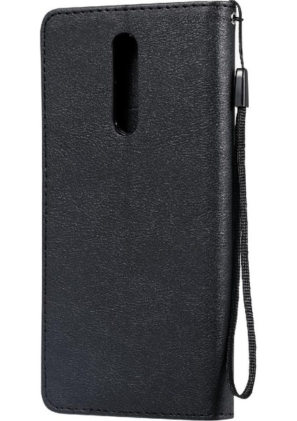 Kart Yuvası ile Oppo F11 Için Flip Case Iş Cüzdan Telefon Kılıfı Klasik (Yurt Dışından)