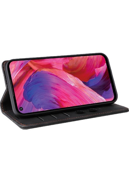 Samsung Galaxy A34 5g Için Flip Case Cüzdan Kapak Çevirin Deri Kılıf Basit (Yurt Dışından) modelleri