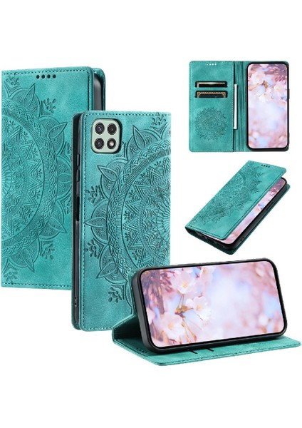 Samsung Galaxy A22 5g Pu Deri Kart Ekleme Darbeye Kapak (Yurt Dışından)