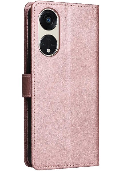Oppo RENO8T 5g Klasik Düz Renk Iş Cüzdan Telefon Için Flip Case (Yurt Dışından) indirimleri