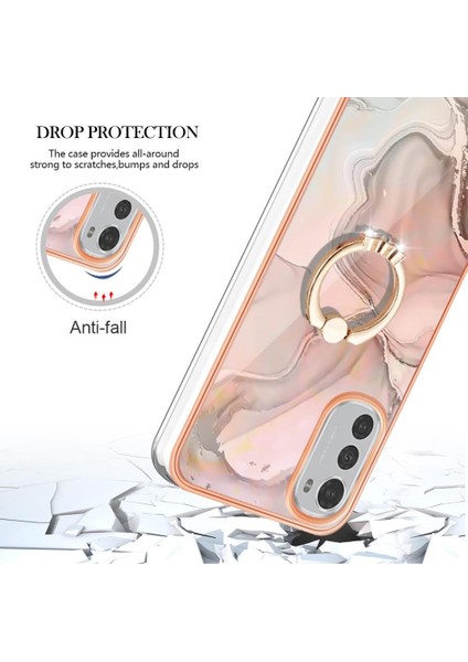 Motorola Moto Motorola 4g Tampon Mermer Darbeye Tpu Silikon 360 &deg; Için Kılıf (Yurt Dışından) modelleri