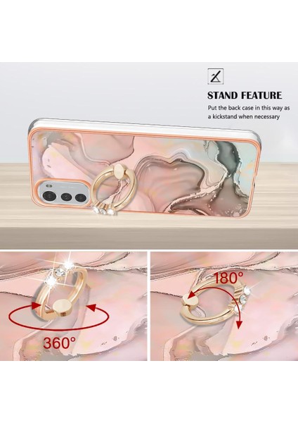 Motorola Moto Motorola 4g Tampon Mermer Darbeye Tpu Silikon 360 &deg; Için Kılıf (Yurt Dışından) indirimleri