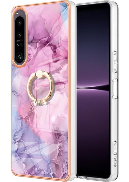 Sony Xperia 1 Iv Mermer Darbeye Dayanıklı Tpu Silikon 360 &deg; Dönebilir (Yurt Dışından)