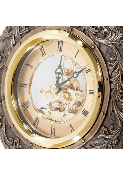 Steampunk Endüstriyel Tasarım Dekoratif Kurukafa Çarklı Duvar Saati fiyatları