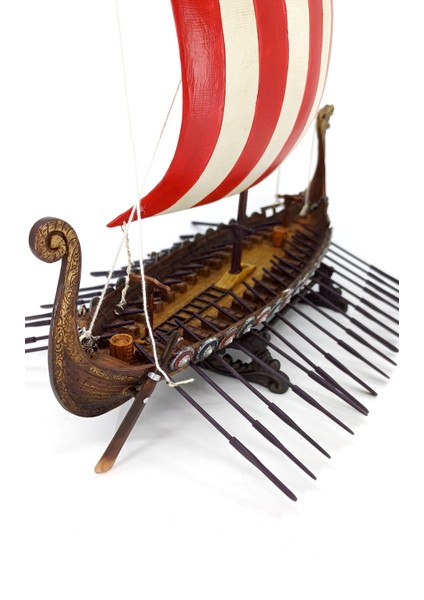 Viking Uzun Dekoratif Koleksiyonluk Model Gemi fırsatları
