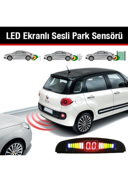 Fiat Doğan/şahin/uno Uyumlu Siyah Ekranlı Park Sensörü