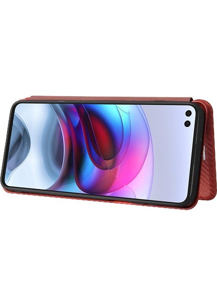 Mays Shop Motorola Moto Kenar S Için Kılıf Kart Tutucu Kickstand ile Tam Koruma (Yurt Dışından)