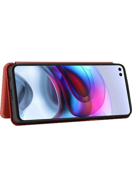 Mays Shop Motorola Moto Kenar S Için Kılıf Kart Tutucu Kickstand ile Tam Koruma (Yurt Dışından)