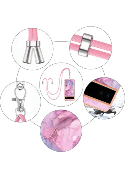 Google Piksel 6A 5g Ayrılabilir Kayış Crossbody Kordon Yumuşak Tpu Için Kılıf (Yurt Dışından) modelleri