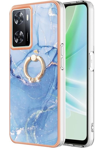 Oneplus Nord N300 5g Mermer Darbeye Tpu Silikon 360 &deg; Halka Için Kılıf (Yurt Dışından)
