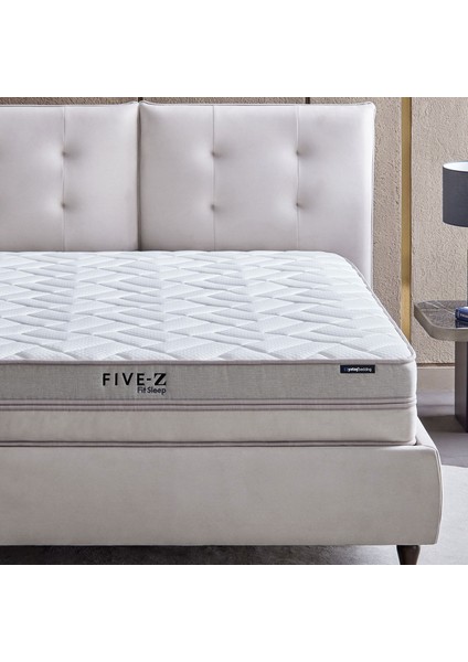 Five-Z Fit Sleep Yatak, Fresca Baza Başlık 3'lü Set - Kum