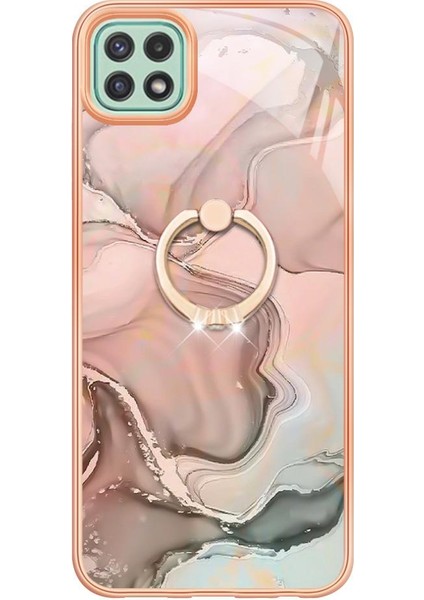 Samsung Galaxy A22 5g Tampon 360 &deg; Dönebilir Halka Mermer Tpu Için Kılıf (Yurt Dışından) fiyatları