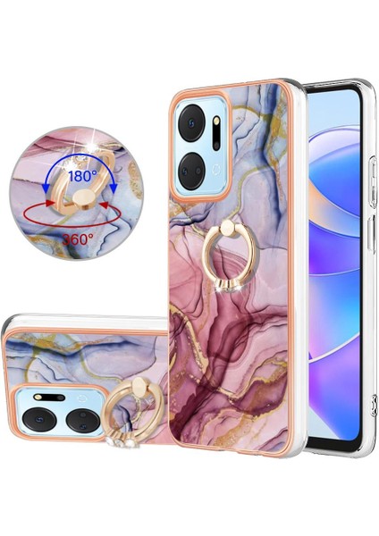 Onur X7A 360 &deg; Dönebilir Halka Tampon Mermer Darbeye Tpu Için Kılıf (Yurt Dışından)