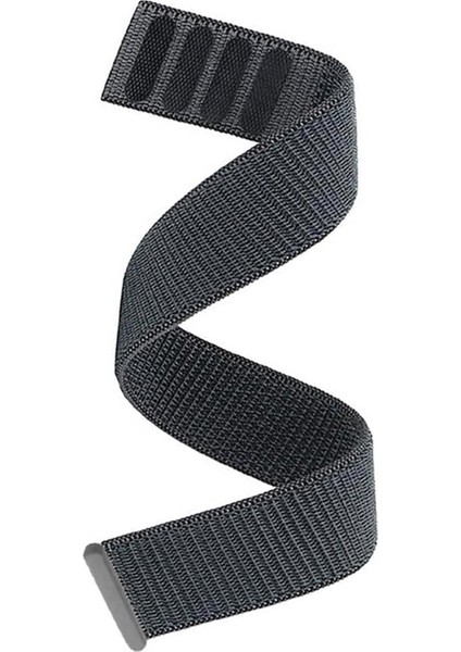 Garmin Fenix 5x Kordon Ultrafit Hasırlı Woven Gri