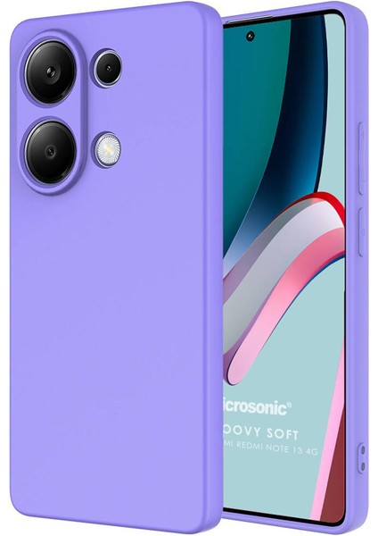 Xiaomi Redmi Note 13 4g Kılıf Groovy Soft Lila