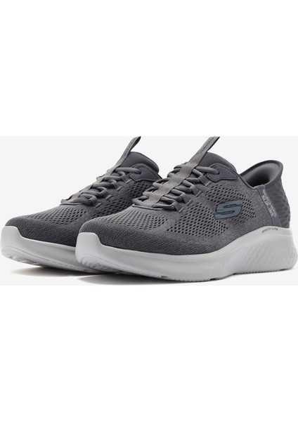 Skech - Lite Pro - Primebase Erkek Gri Spor Ayakkabı 232466TK Ccbl