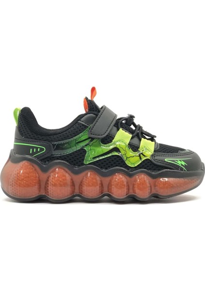 Drew Siyah Lastikli Ortopedik Erkek Çocuk Sneaker Spor Ayakkabı