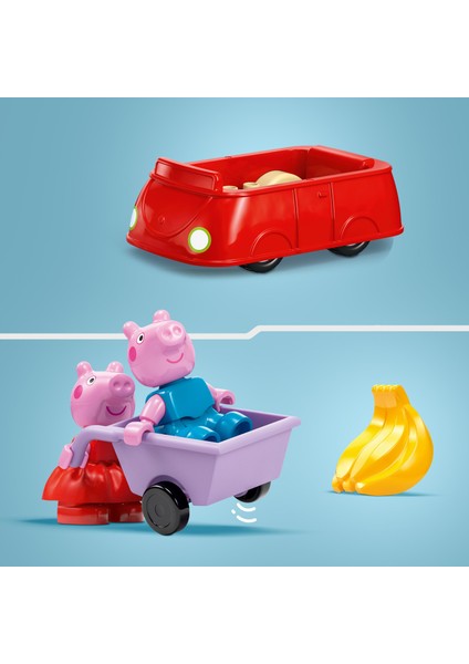 ® DUPLO® Peppa Pig Süpermarket 10434 - 2 Yaş ve Üzeri Çocuklar için Peppa Pig Minifigürü İçeren Eğitici Oyuncak Yapım Seti (70 Parça)