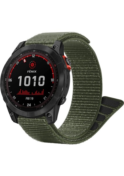 Garmin Instinct Kordon Ultrafit Hasırlı Woven Koyu Yeşil