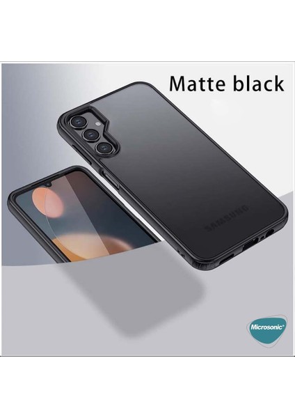 Samsung Galaxy S24 Kılıf Frosted Frame Siyah indirimleri