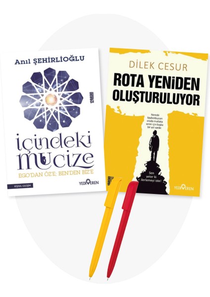 Alfa Kalem+Içindeki Mucize(Anıl Şehirlioğlu)+Rota Yeniden Oluşturuluyor(Dilek Cesur) 2 Kitap-Moda