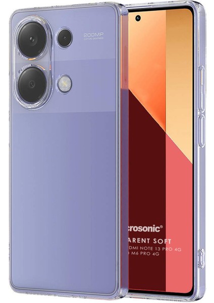 Xiaomi Poco M6 Pro 4g Kılıf Transparent Soft Şeffaf