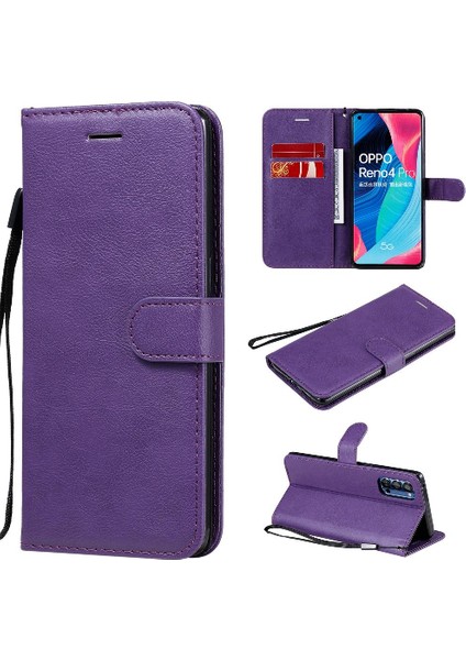 Oppo Oppo 4 Pro 5g Için Flip Case Yüksek Kalite Deri Iş Cüzdan Kılıf (Yurt Dışından)
