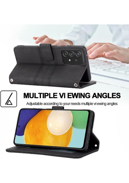 Samsung Galaxy A73 5g Manyetik Kapatma Darbeye Koruyucu Için Flip Case (Yurt Dışından)