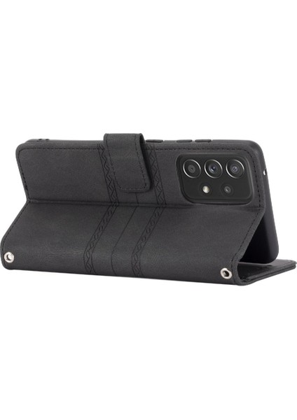 Samsung Galaxy A73 5g Manyetik Kapatma Darbeye Koruyucu Için Flip Case (Yurt Dışından)