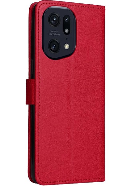 Oppo Bulmak Için Flip Case X5 Pro Yüksek Kaliteli Deri Klasik Düz Renk (Yurt Dışından)