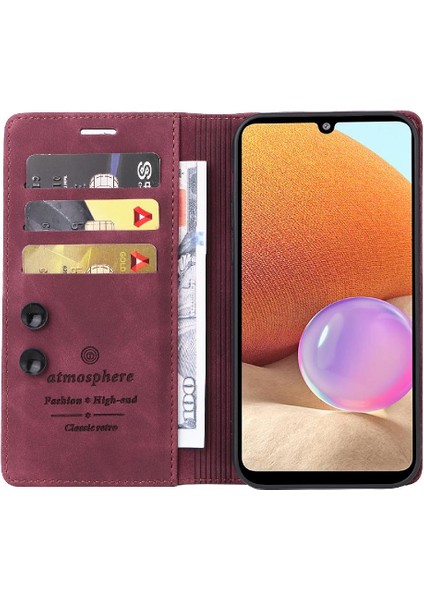 Samsung Galaxy A32 4g Için Flip Case Darbeye Deri Kılıf Kapak Çevirin (Yurt Dışından) indirimleri