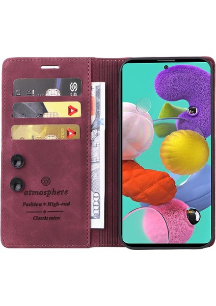 Samsung Galaxy A50 Darbeye Cüzdan Deri Kılıf Flip Case Için Flip Case (Yurt Dışından) indirimleri