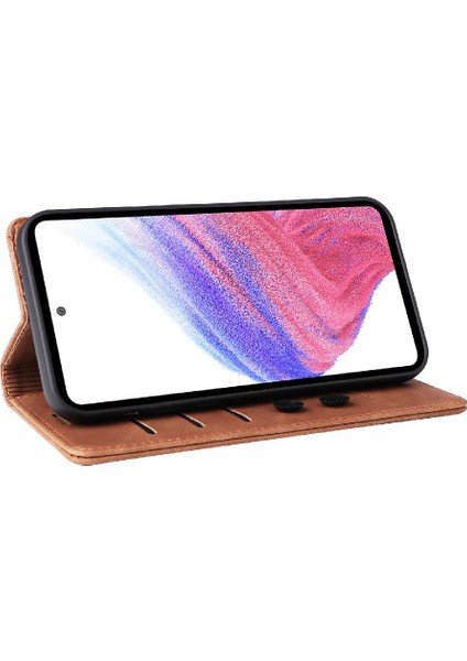 Samsung Galaxy A73 5g Için Flip Case Darbeye Basit Iş Kapak Çevirin (Yurt Dışından)